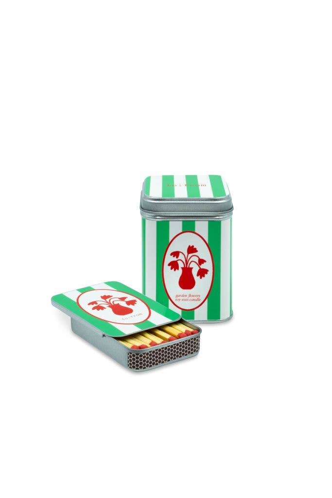 Boite d'allumettes Vase fleuri