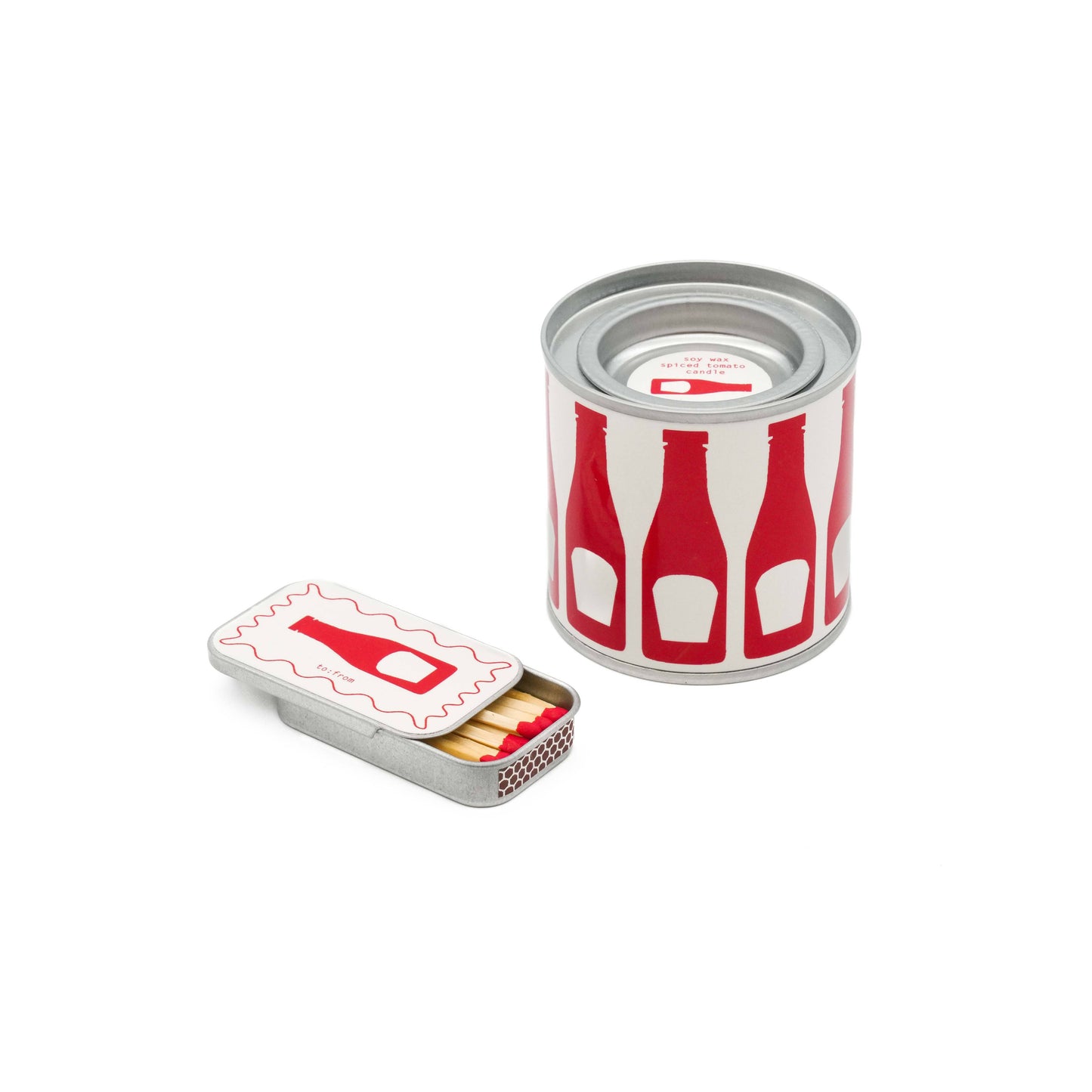 Boîte d'allumettes KETCHUP