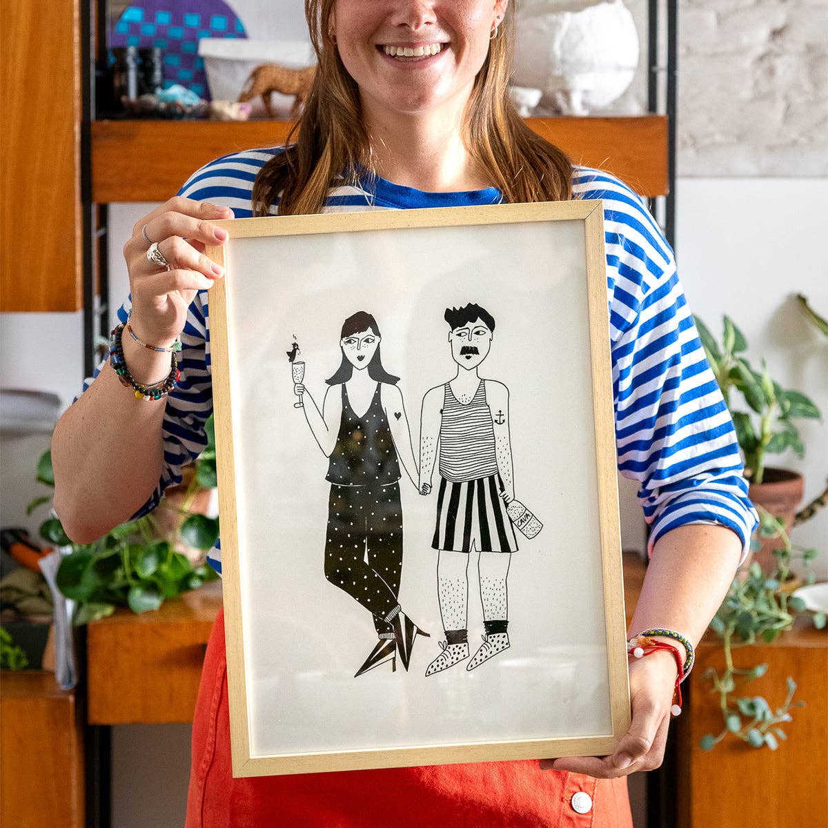 Affiche Couple Apero A4