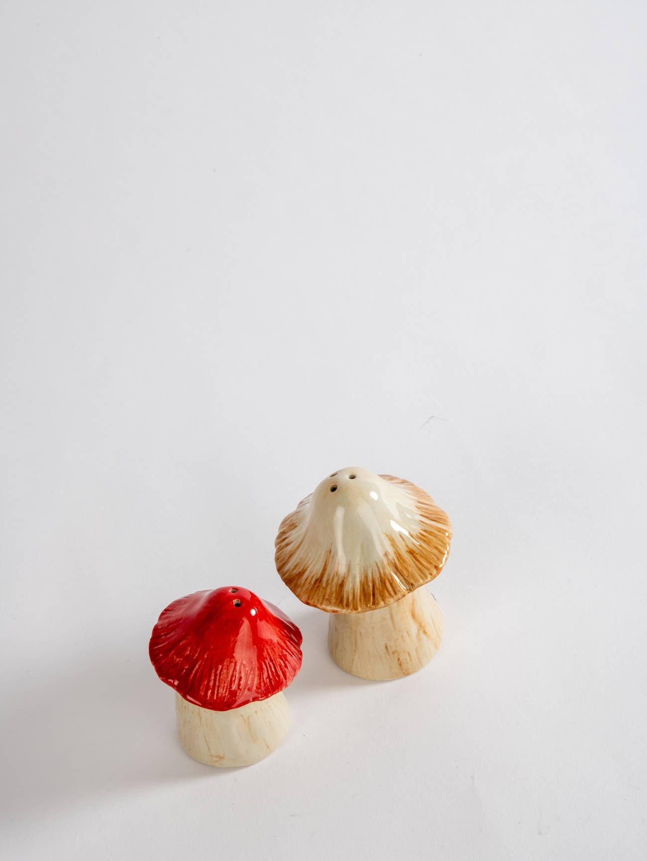Set saliere et poivriere Champignons des bois