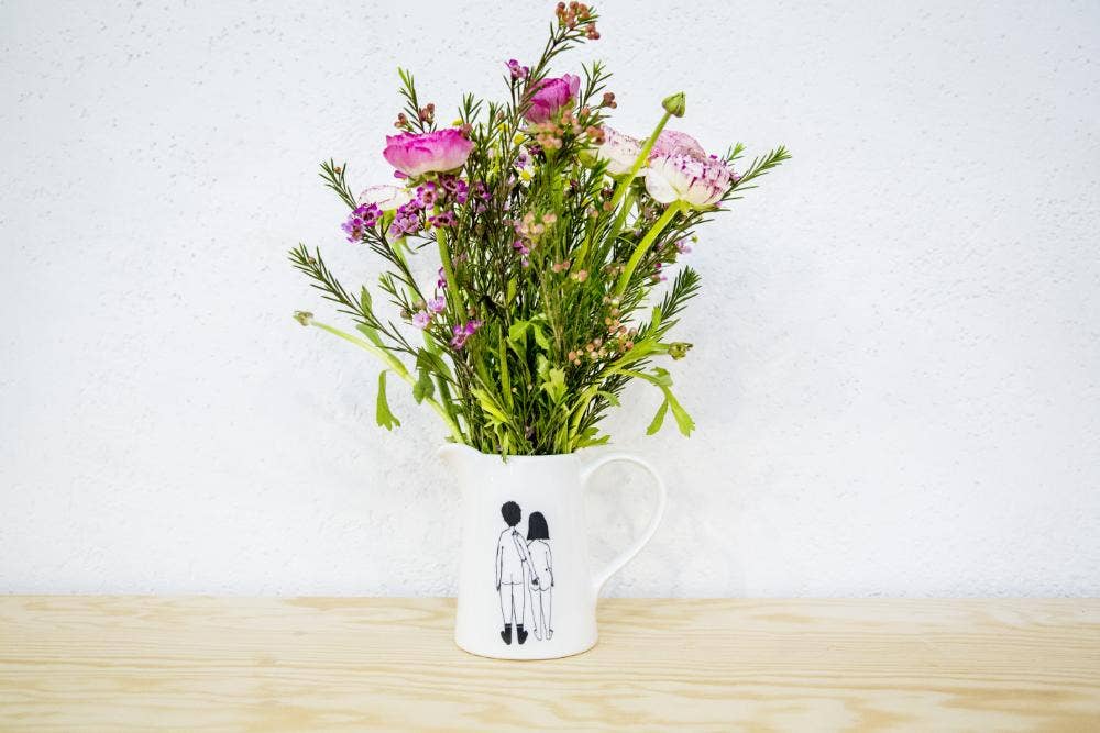 PICHET COUPLE NU DE DOS - Petit