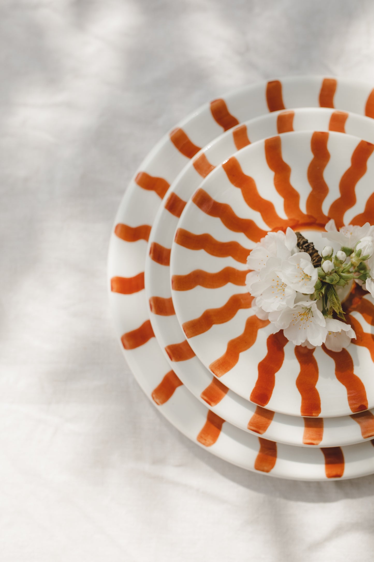 Assiette 17cm VAGUE Marsala