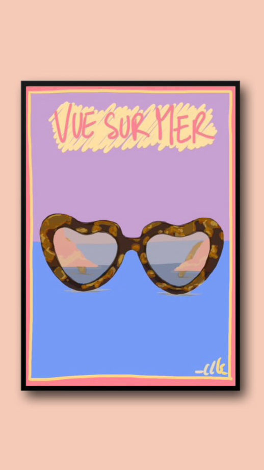 Affiche A3 VUE SUR MER -20%