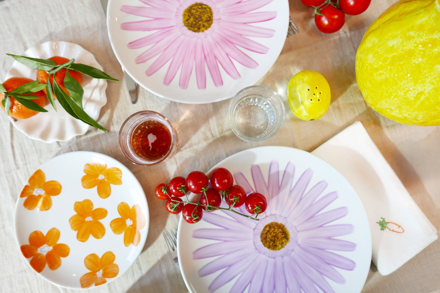 Assiette Porcelaine 27,5cm MARGARITA Lila