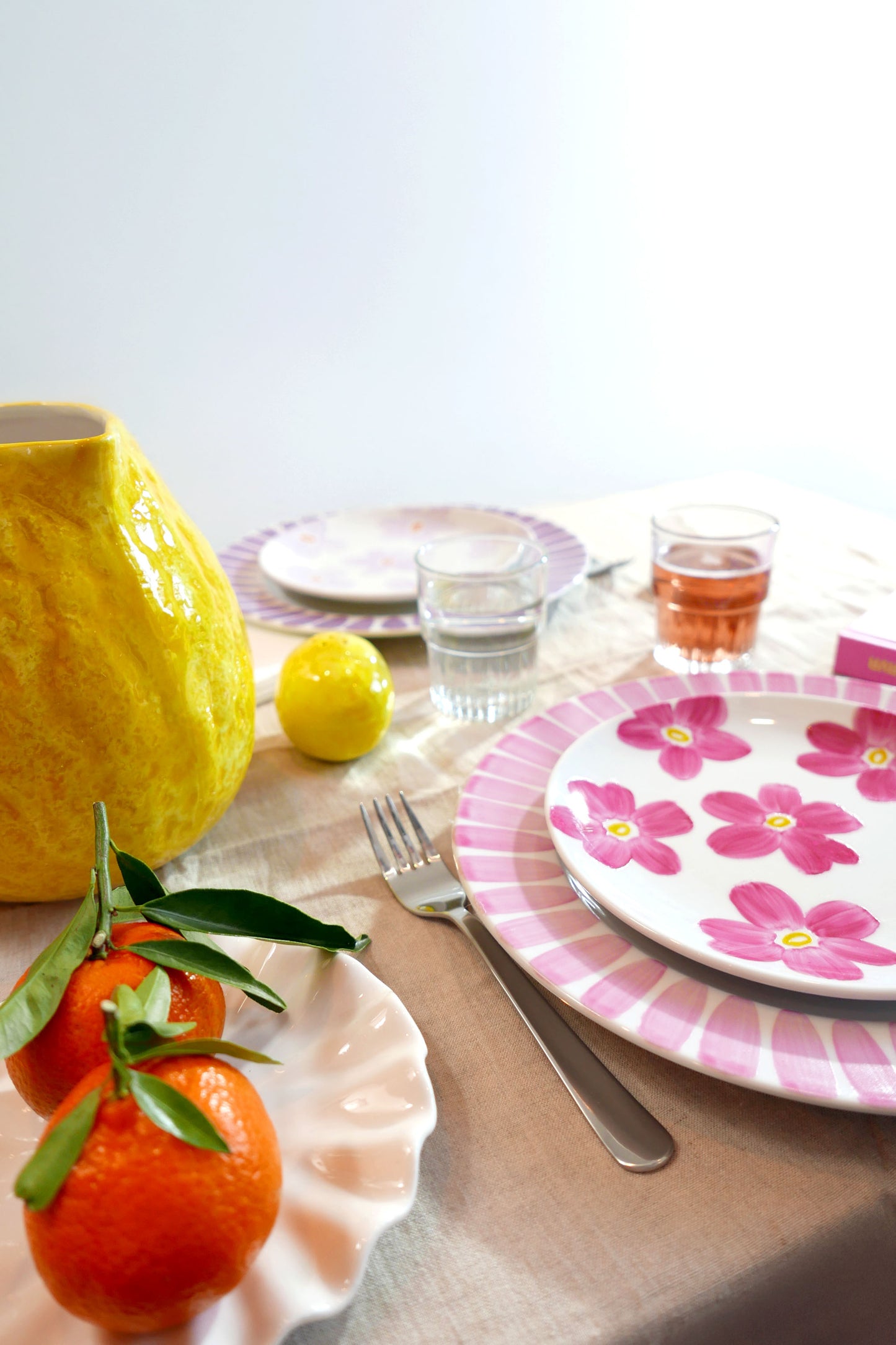 Assiette Porcelaine 28cm BORDER Rose