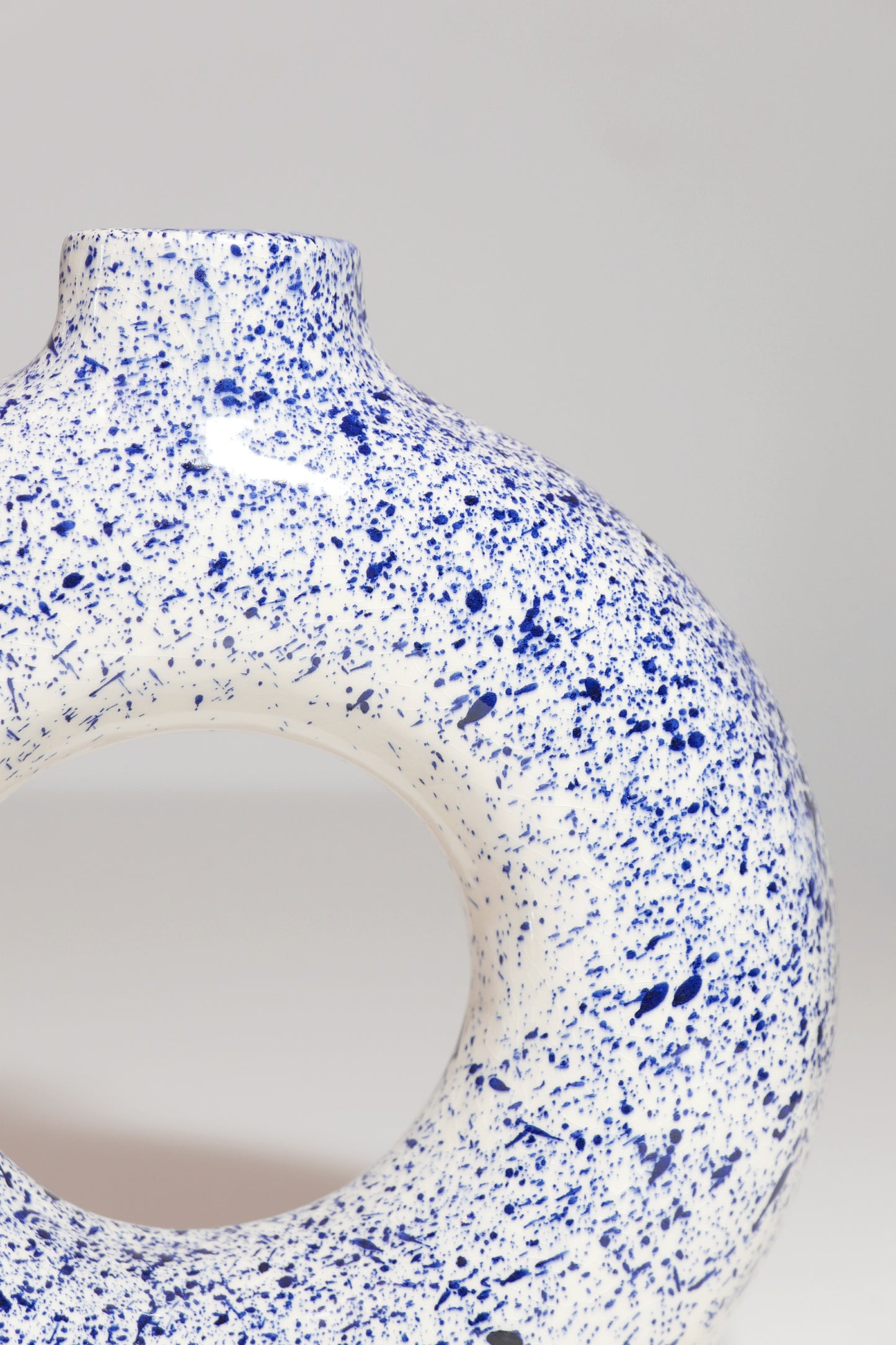 Vase Circulaire Moucheté