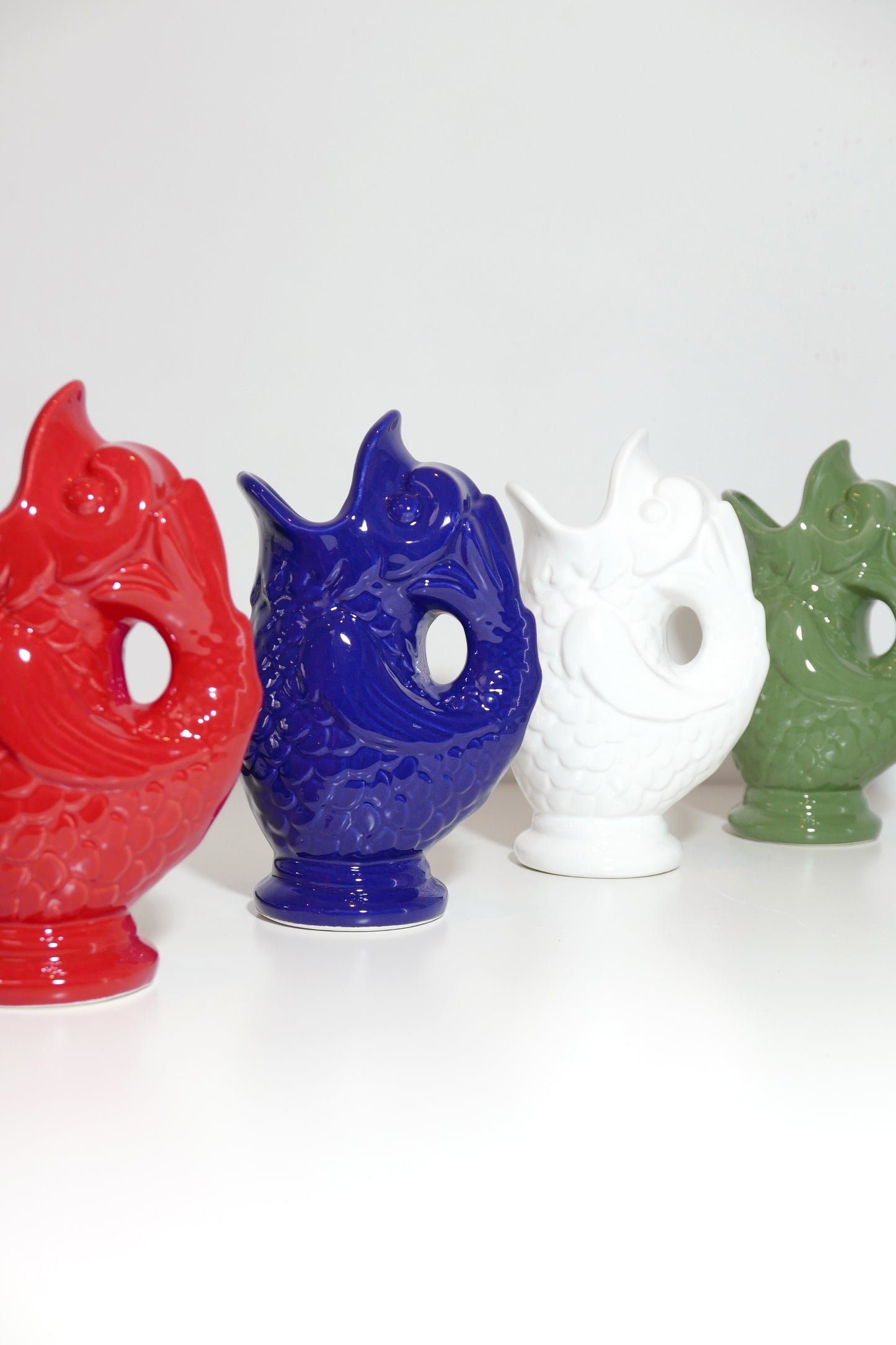 Vase Poisson céramique Vert