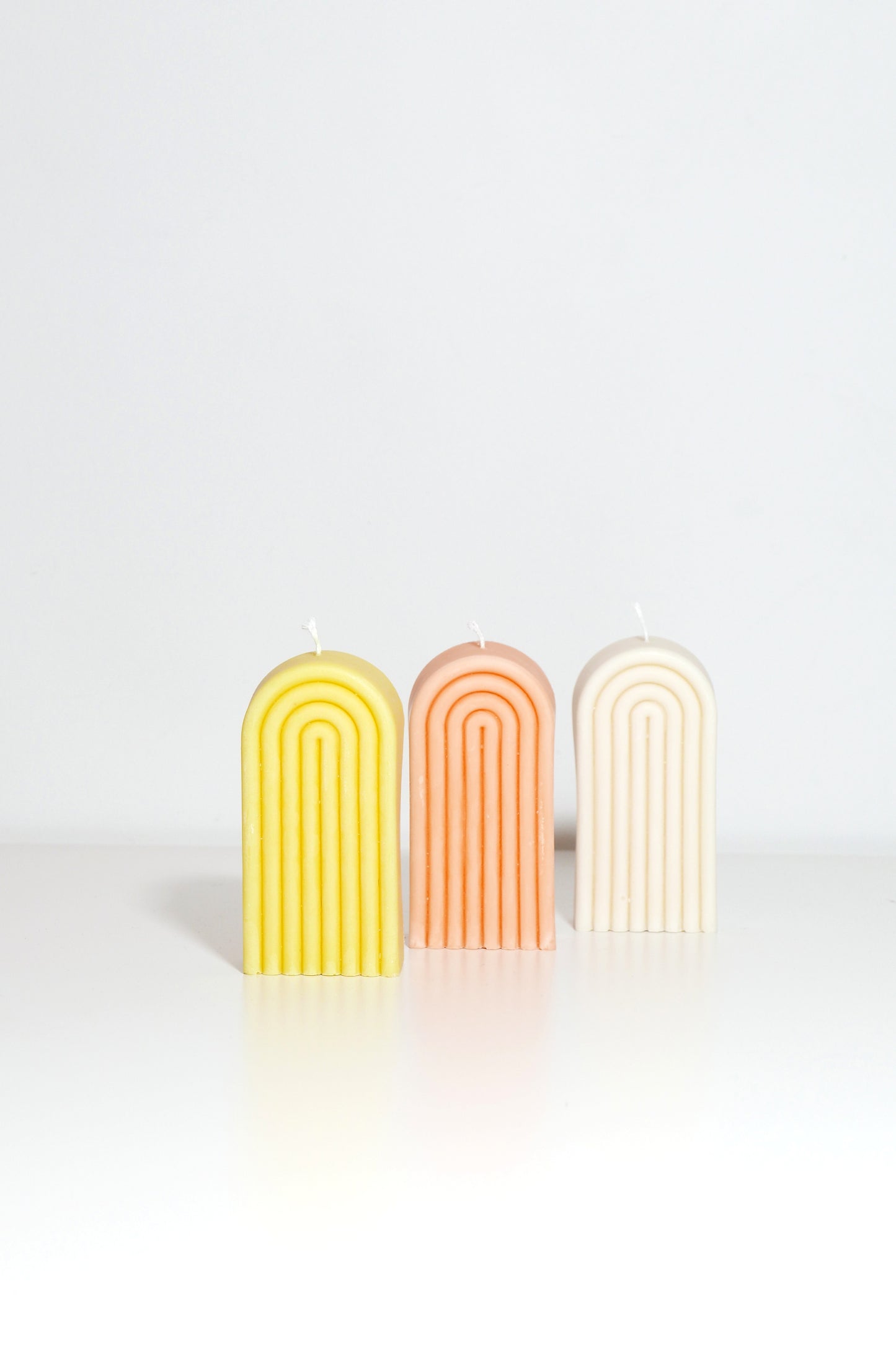 Bougie Arc en Ciel Orange