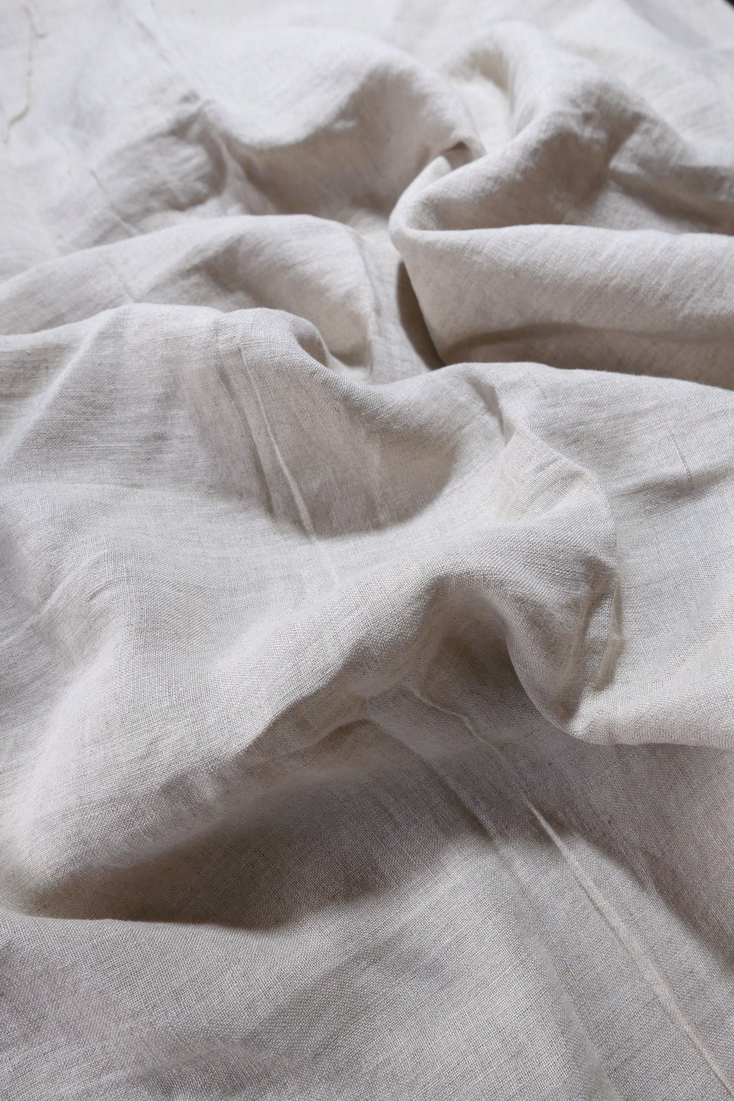 Nappe en lin lavé uni - Lin naturel