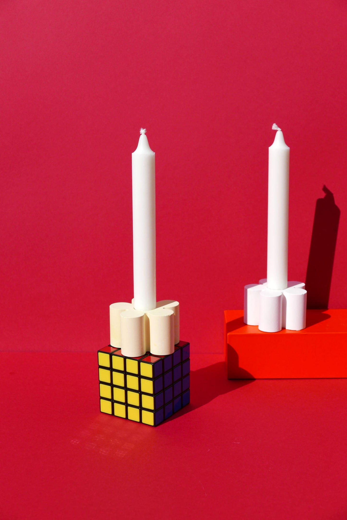 Bougeoir Blanc FLOWERS