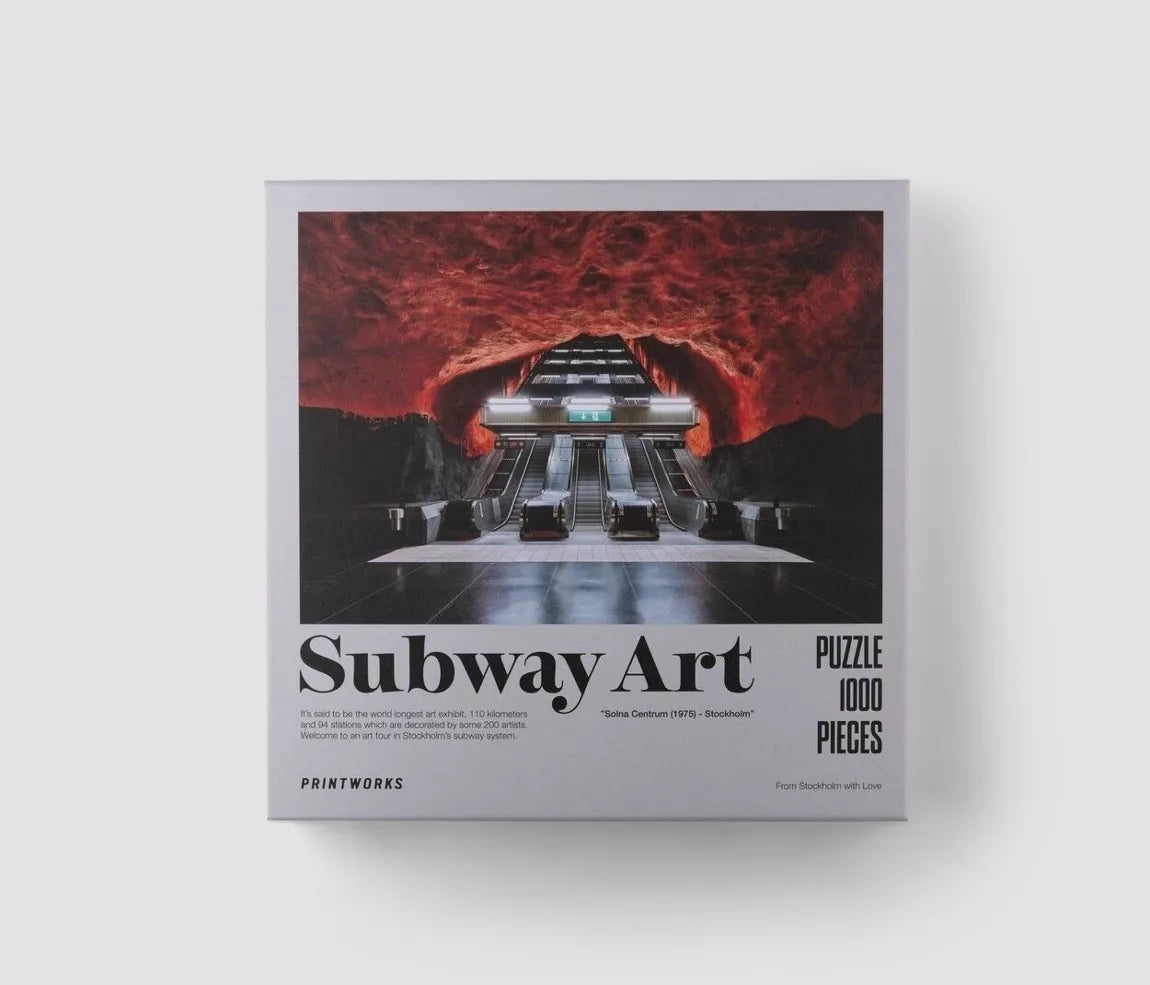 Puzzle Subway Art Fire - 1000 pièces