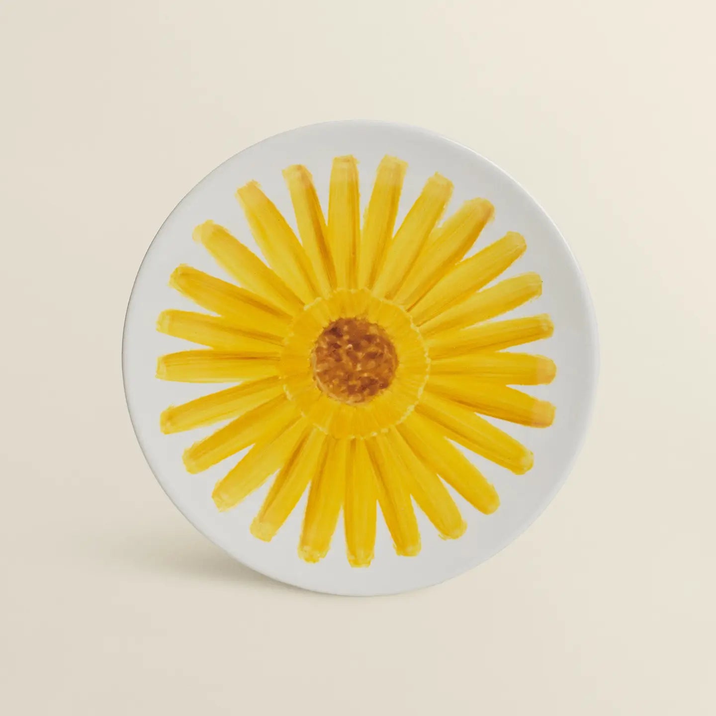 Assiette Porcelaine 27,5cm MARGARITA Jaune