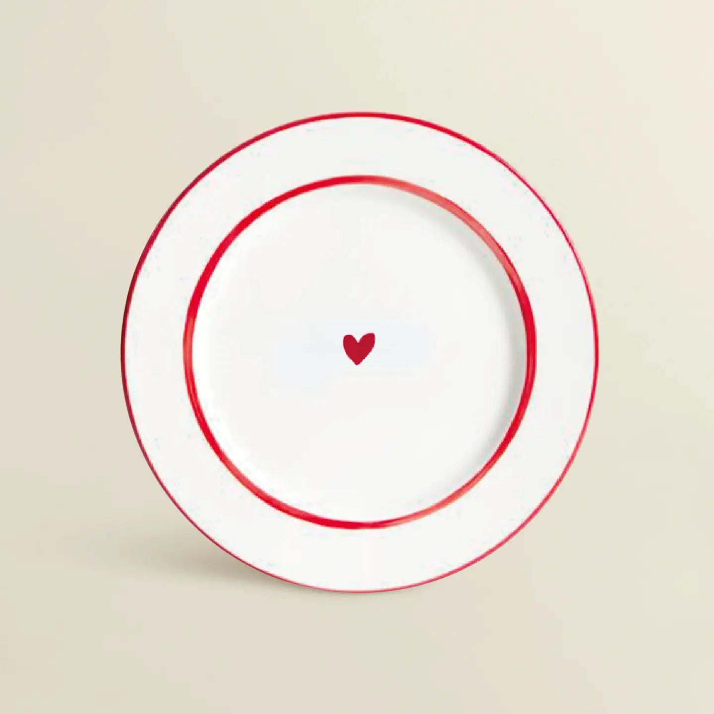 Assiette Porcelaine COEUR