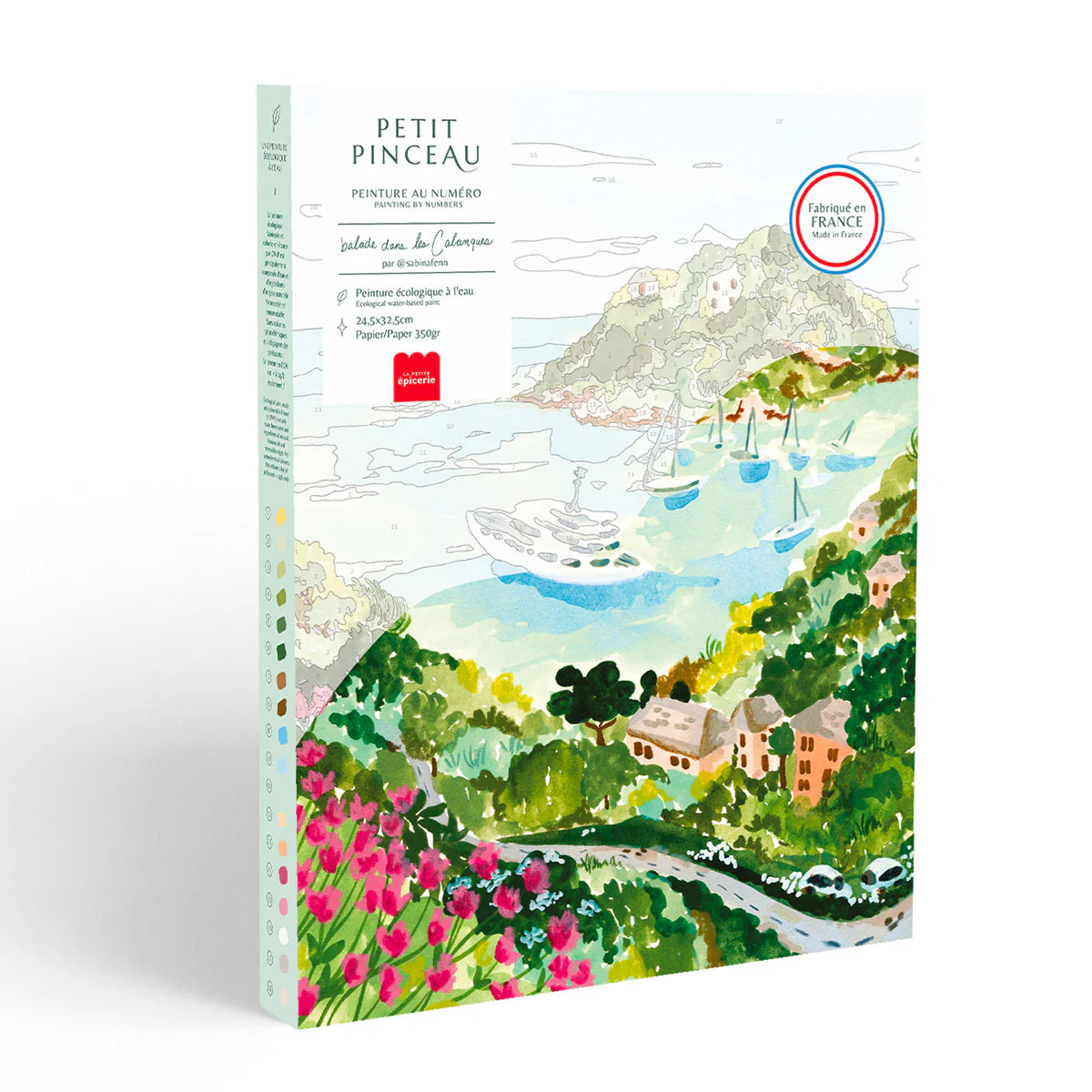 Coffret Peinture au numéro - BALADE DANS LES CALANQUES