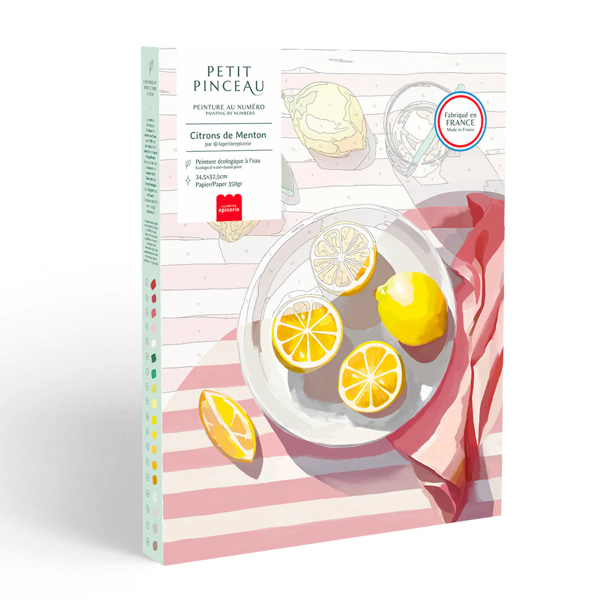 Coffret Peinture au numéro - CITRONS DE MENTON