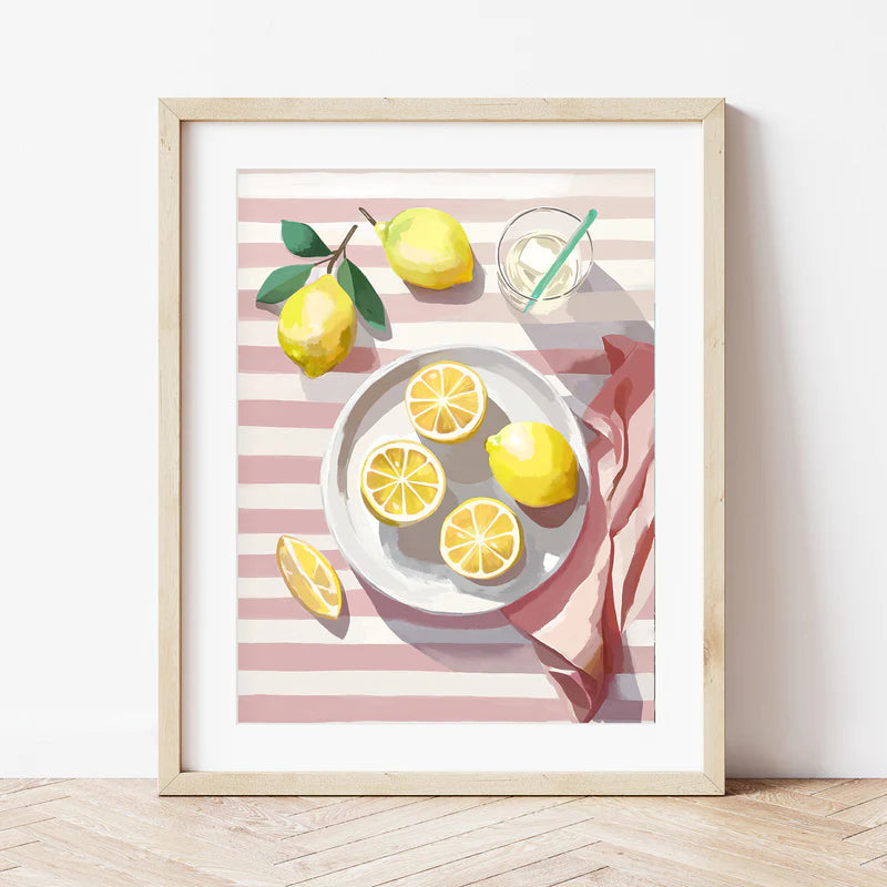 Coffret Peinture au numéro - CITRONS DE MENTON