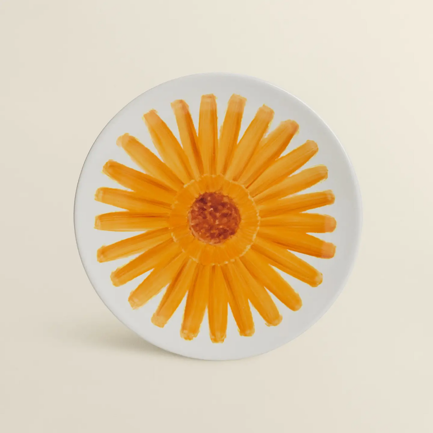 Assiette Porcelaine 27,5cm MARGARITA Orange