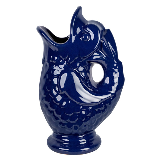 Vase Poisson céramique Bleu